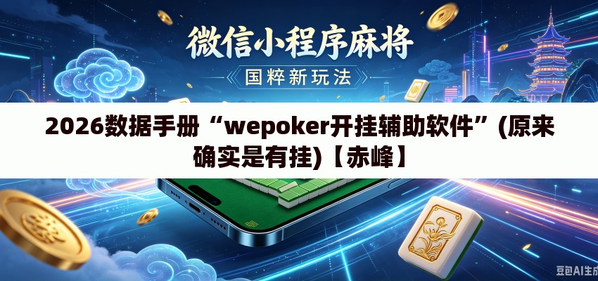 2026数据手册“wepoker开挂辅助软件”(原来确实是有挂)【赤峰】