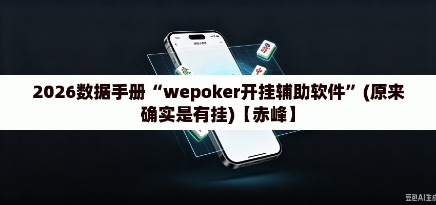 2026数据手册“wepoker开挂辅助软件”(原来确实是有挂)【赤峰】